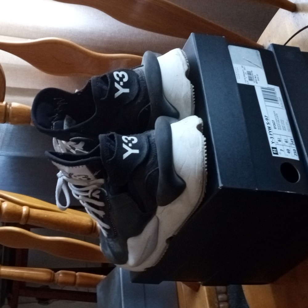 ADIDAS Y-3 FYW S-97 YOHJI YAMAMOTO SIZE 7 BLACK